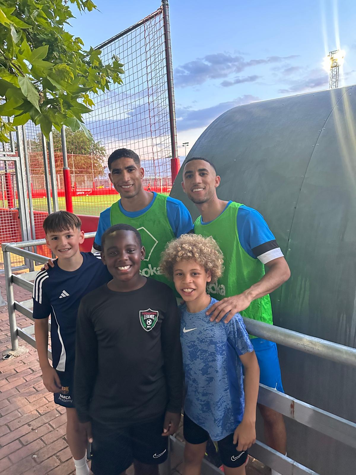 Players with pros in Madrid