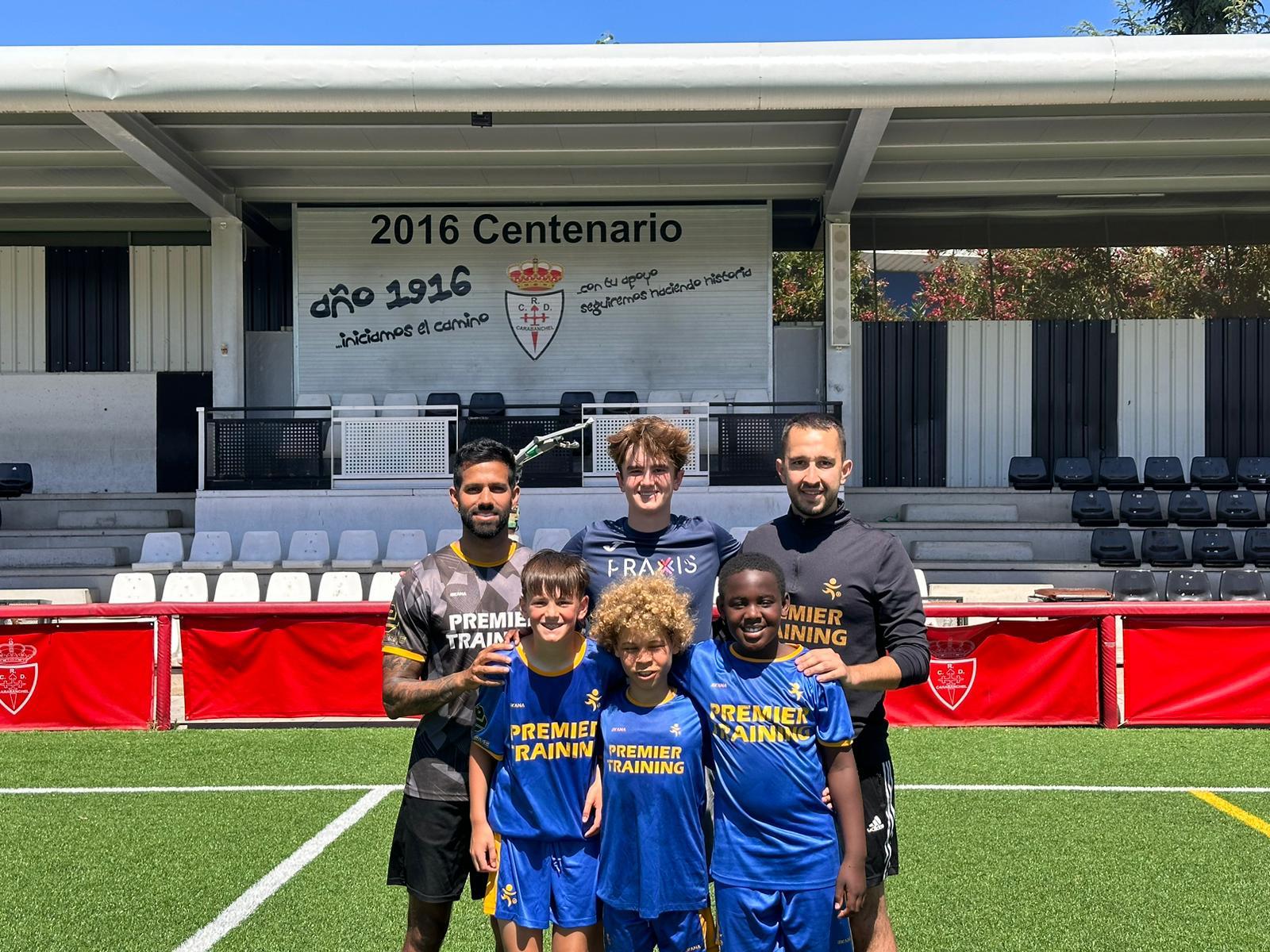 Team at Centenario stadium